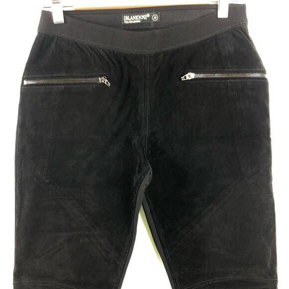 BlankNYC 100% Suede Front Panels Pull On Leather Leggings Pants Size 29 Zip - Picture 3 of 15
